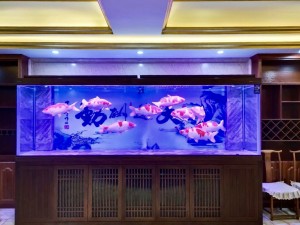 金海王实景案例图-龙巴克3.66米红木色
